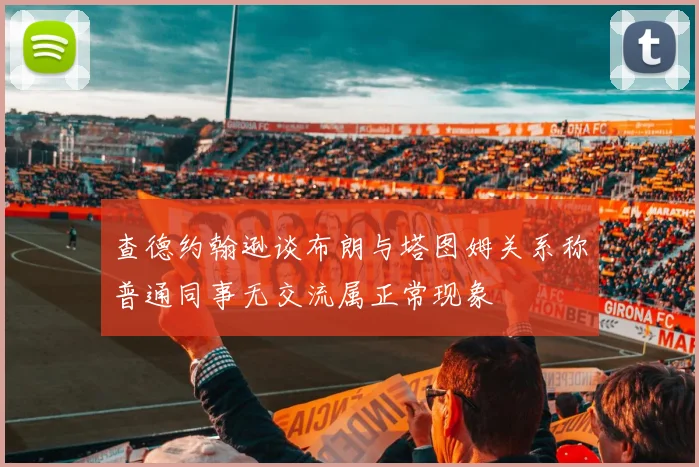 查德约翰逊谈布朗与塔图姆关系称普通同事无交流属正常现象